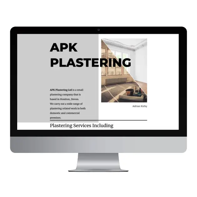 One Page Website for Accommodation in Devon