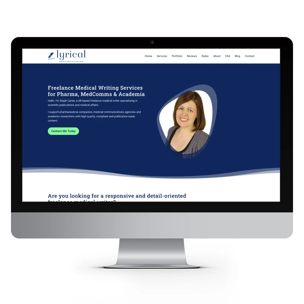 Freelance medical writing website