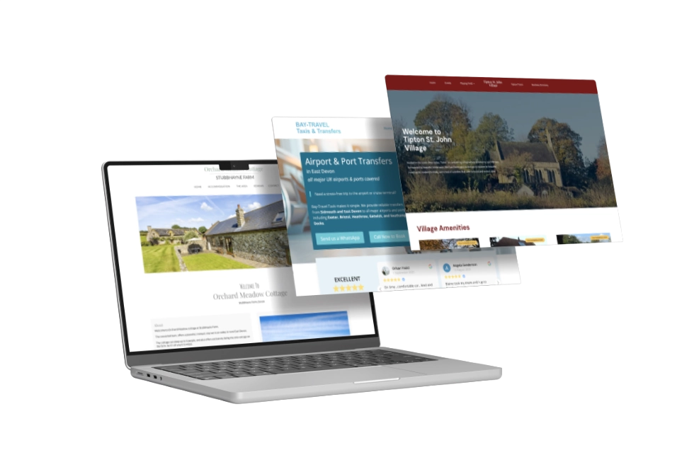 Web Design 17 New Websites mockup