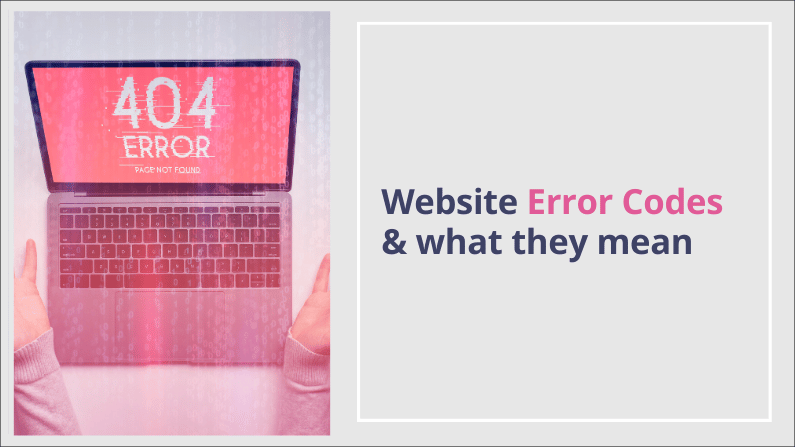 Common Website Error Codes