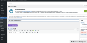 add product title