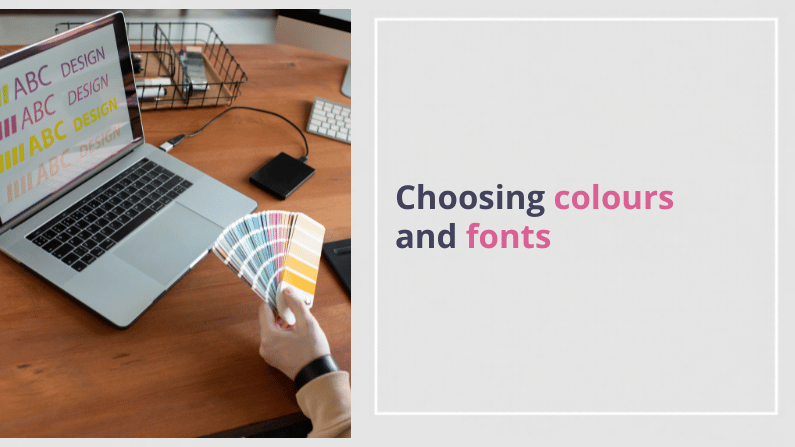 Choosing Fonts & Colours for Your Website